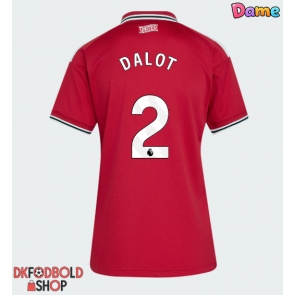 Manchester United Diogo Dalot #2 Hjemmebanetrøje Dame 2026-27 Kort ærmer Manchester United Diogo Dalot #2 Hjemmebanetrøje Dame 2026-27 Kort ærmer